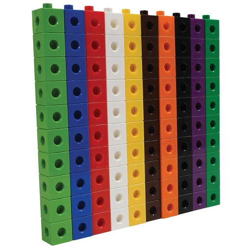 Cuburi colorate asamblabile 100 bucati 21