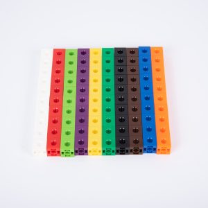 Cuburi colorate asamblabile 100 buc. 44