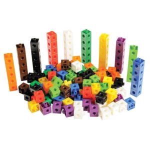 Cuburi colorate asamblabile 100 bucati 40