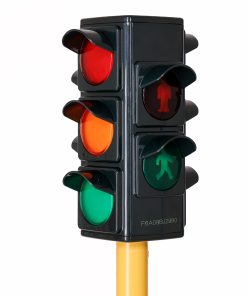 Educatie rutiera, set cu semafor si indicatoare - imagine 3