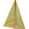 Piramida triunghiulara regulata , cu sectiune pe inaltime 2