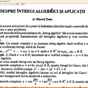 Gazeta Matematica - Editie Electronica 10