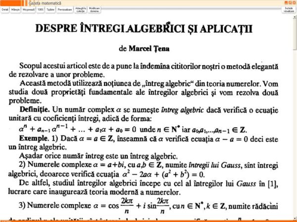 Gazeta Matematica - Editie Electronica 5