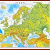 Europa. Harta fizica si politica 1