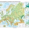 Europa. Harta fizico-geografica si a principalelor resurse naturale de subsol 2