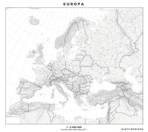 Harta de lucru - Europa 3