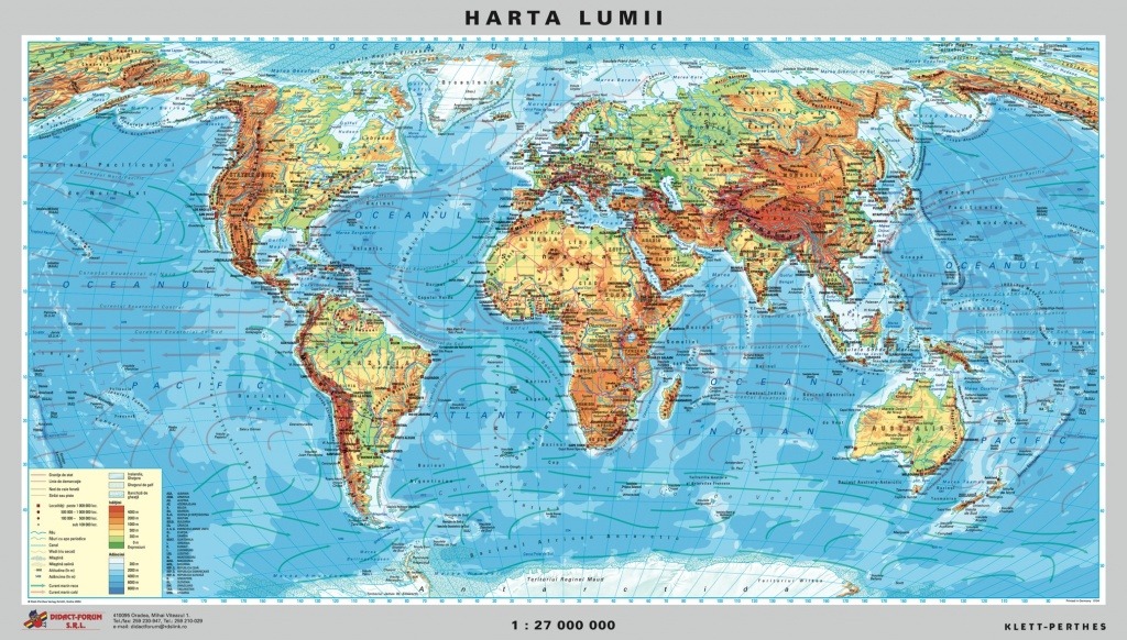 Harta Fizica A Lumii Pe Verso Harta Politica A Lumii