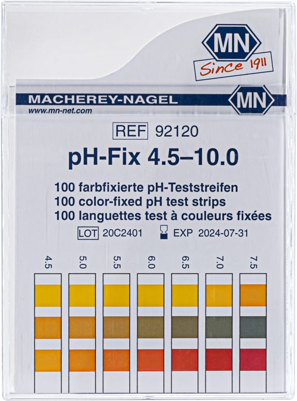 Benzi test pentru determinarea pH-ului 6