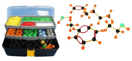 Set pentru modele moleculare de substante organice, anorganice si modele de retele cristaline 3