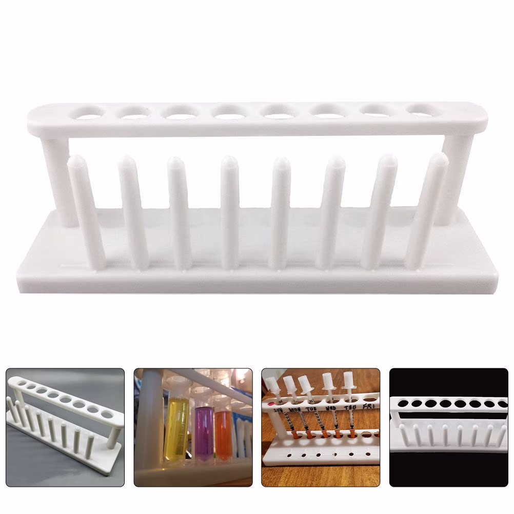 Stativ din plastic pentru 8 eprubete 6 Stativ din plastic pentru 8 eprubete - imagine 4