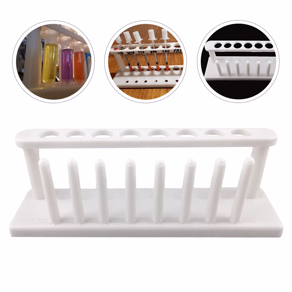 Stativ din plastic pentru 8 eprubete 5 Stativ din plastic pentru 8 eprubete - imagine 3