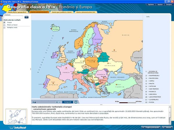Geografie clasa a IV-a - Romania si Europa 4
