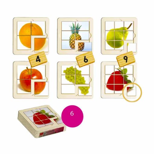 Fructe - puzzle 3