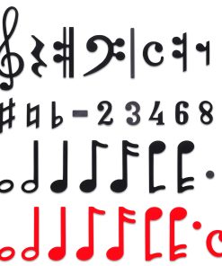 Note muzicale magnetice