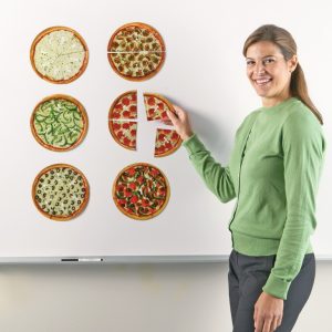 Pizza fractiilor cu magneti 8