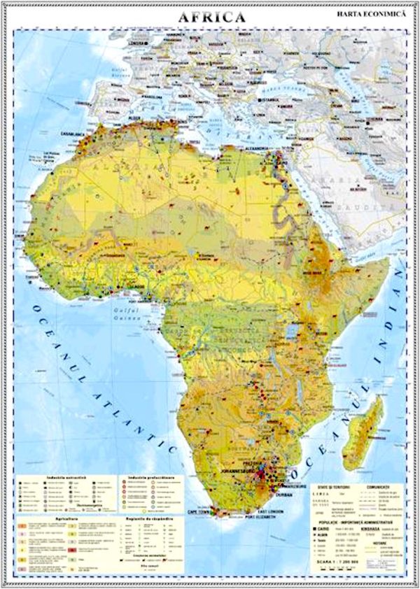 Africa. Harta economica 3