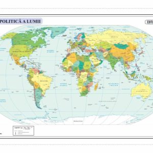 Harta fizica si administrativa a Lumii 7