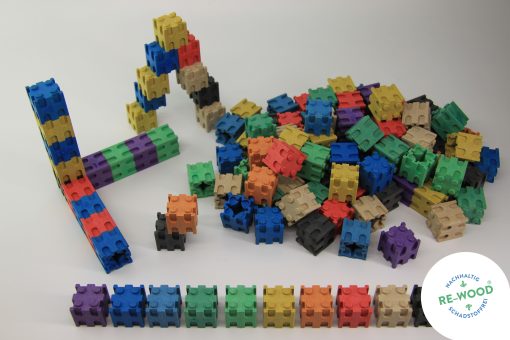 Set cuburi interconectabile - 10 culori 8