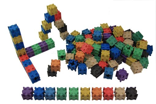 Set cuburi interconectabile - 10 culori 3