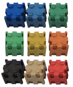 Set cuburi interconectabile - 10 culori 10