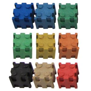 Set cuburi interconectabile - 10 culori 10