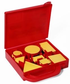 Forme geometrice plane plastic - 48 piese - imagine 7