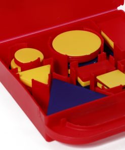 Forme geometrice plane plastic - 48 piese - imagine 8