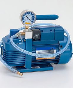 Clopot vidat cu Pompa de vid electric cu vacuumetru 3