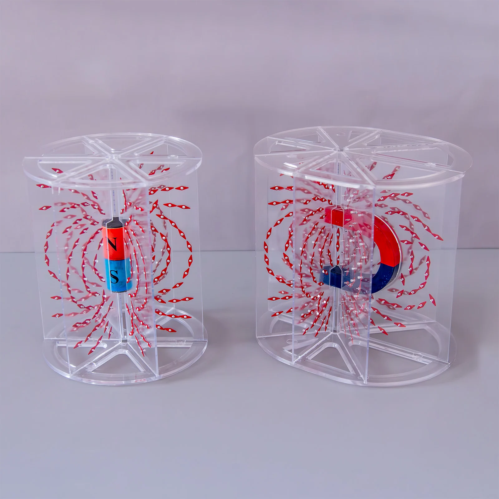 Set demonstrativ pentru vizualizarea liniilor campului magnetic 4 Set demonstrativ pentru vizualizarea liniilor campului magnetic - imagine 3