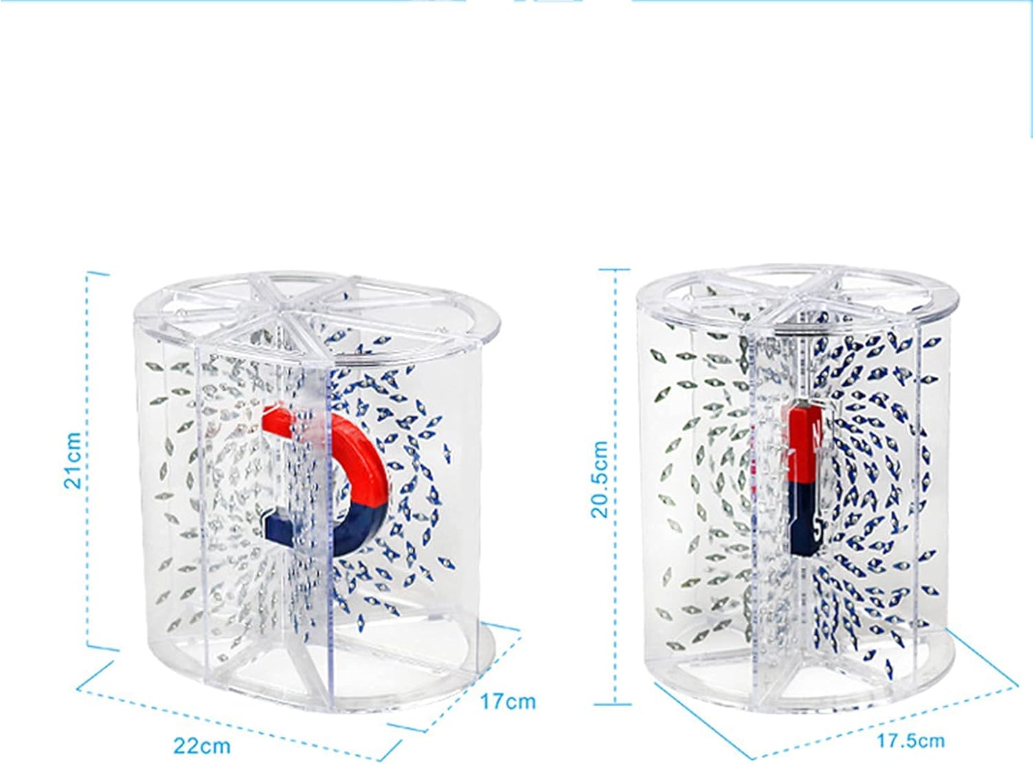 Set demonstrativ pentru vizualizarea liniilor campului magnetic 8 Set demonstrativ pentru vizualizarea liniilor campului magnetic - imagine 7